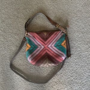 Multicolored Fossil Purse